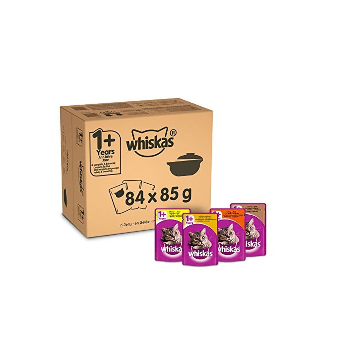 Producto whiskas Comida para Gatos selección de Aves