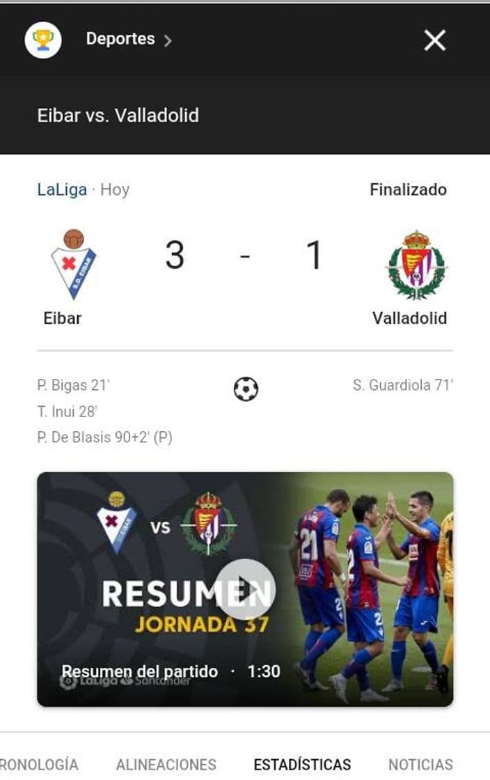 Fashion SD Eibar vs Real Valladolid 