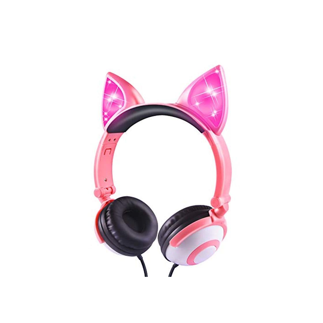 Producto LOBKIN Auriculares para niños en la Oreja con Orejas de Gato Que