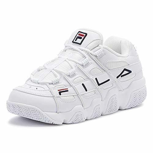 Fashion Fila Uproot Hombres Blanco/Azul Marino/Rojo Zapatillas-UK 8