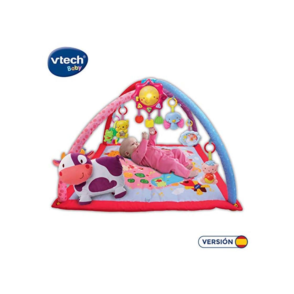 Producto VTech Mantita de juego cantarín 2 en 1, manta y gimnasio de