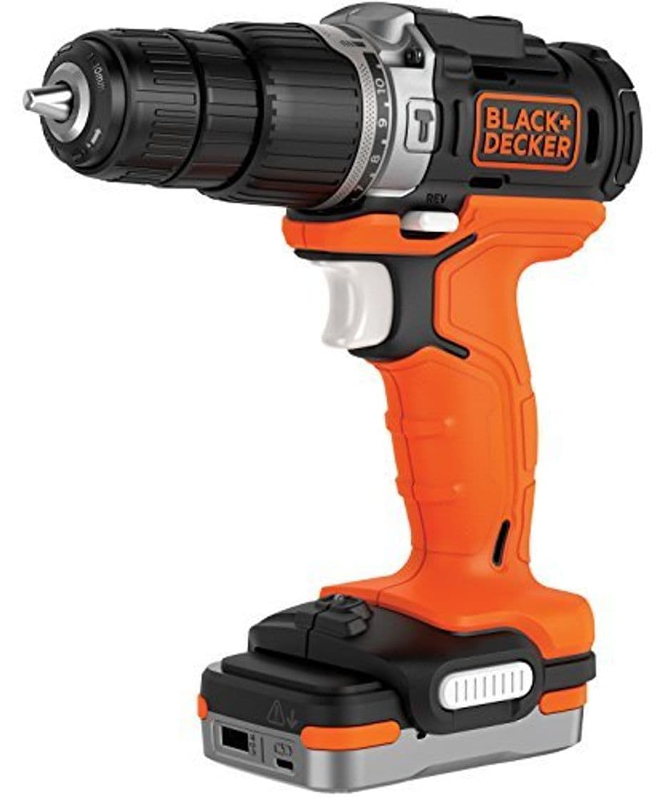 Place BLACK+DECKER BDCHD12S1-XJ - Taladro Percutor 12V con batería litio 1.5 Ah