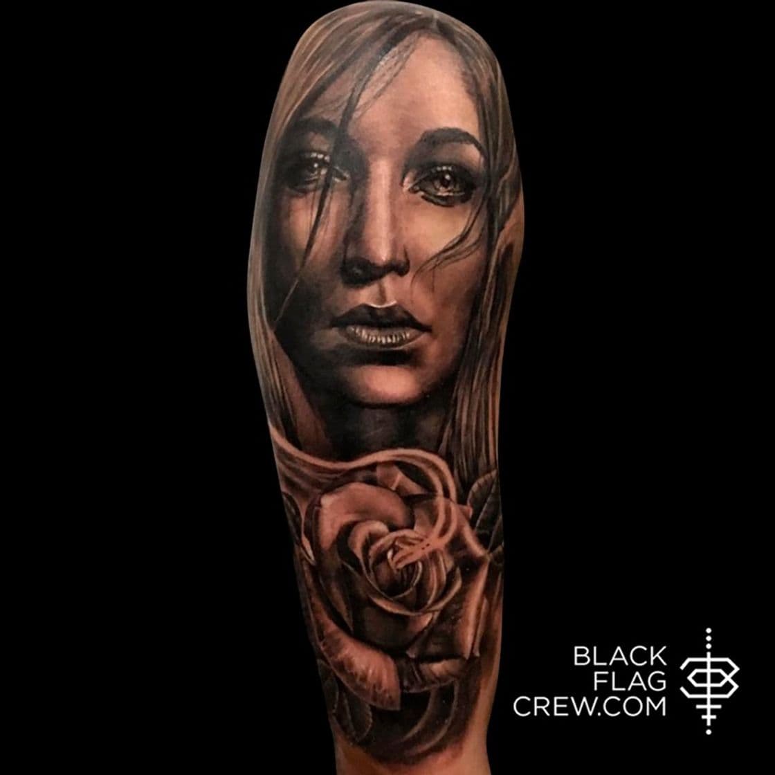 Moda BlackFlag Crew Tattoo