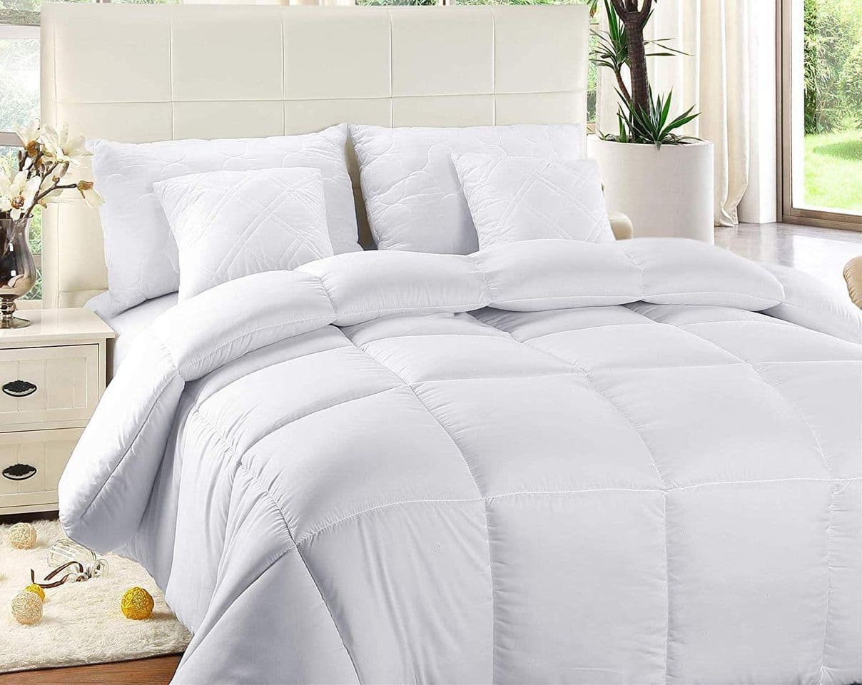 Producto Utopia Bedding Invierno Edredón de Fibra, Fibra Hueca siliconada, 940 gramo