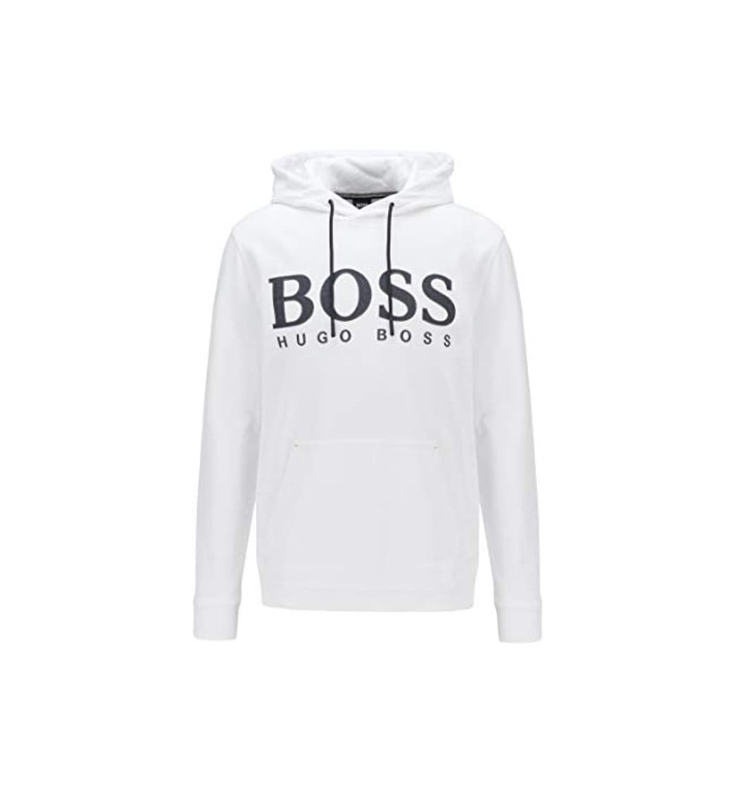 Fashion BOSS Weztand Sudadera con Capucha, White