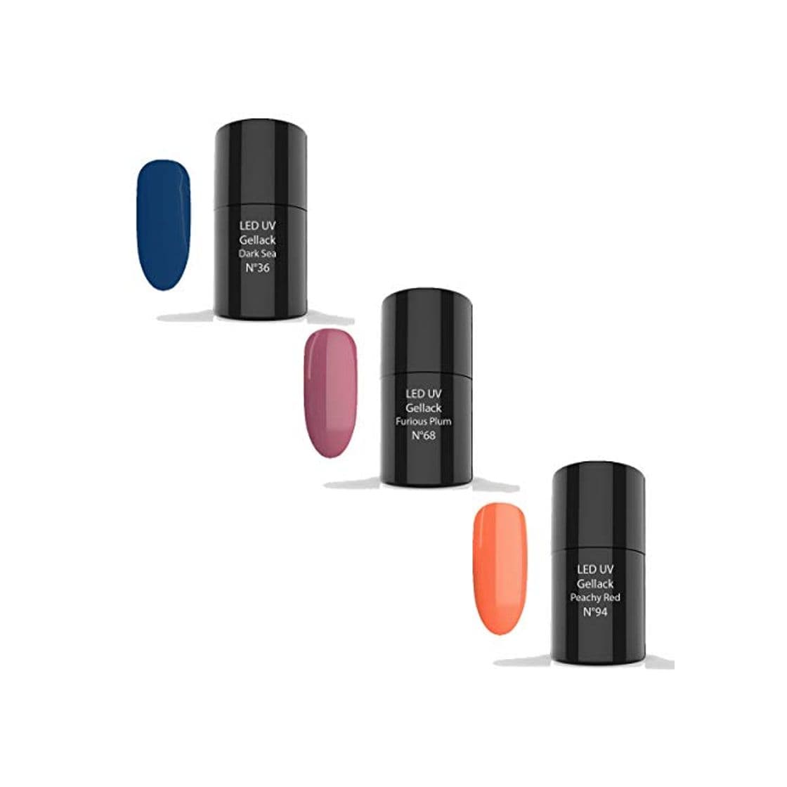 Producto LED-UV Nail Polish Gel SET N°36-1x N°36 Dark Sea 6ml