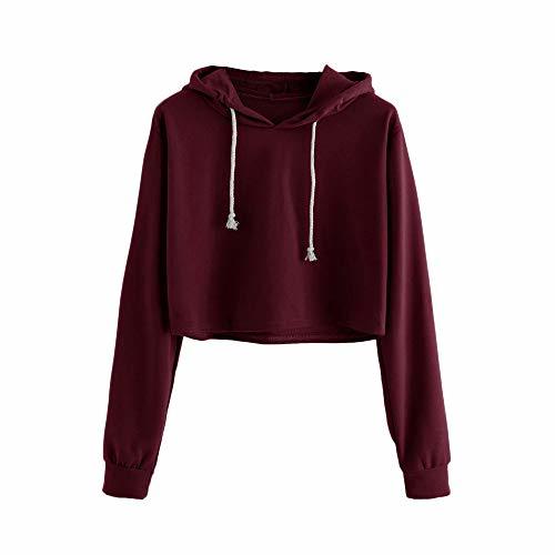 Moda ZODOF Mujer Sudadera Manga Larga Invierno Otoño Moda Fashion Traje de Calle