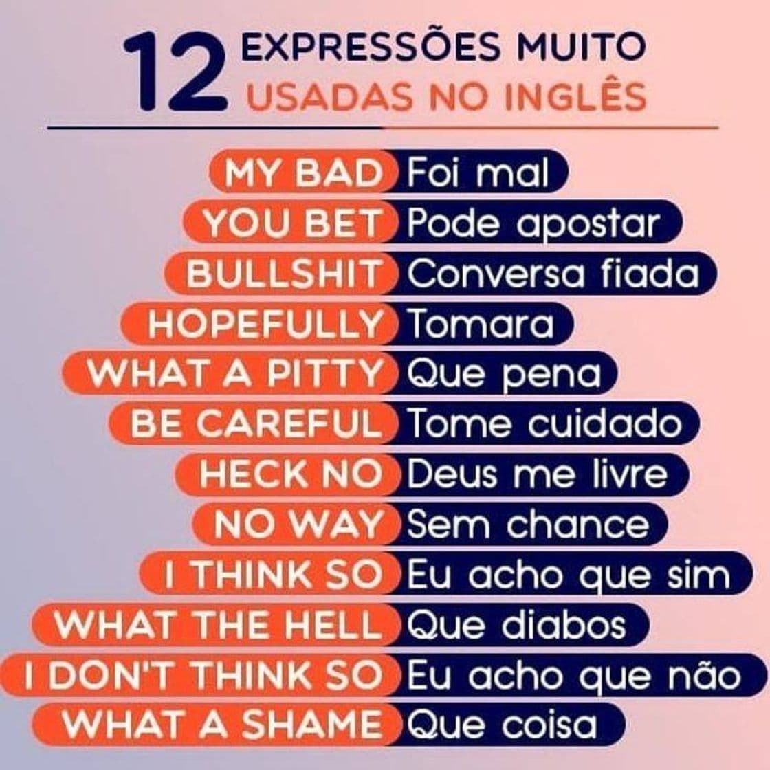 Moda Dica de inglês