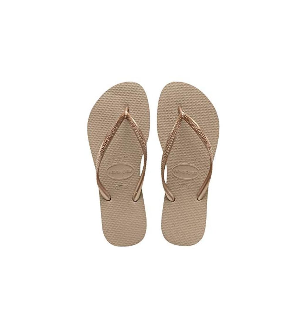 Fashion Havaianas Slim, Chanclas para Mujer, Marrón