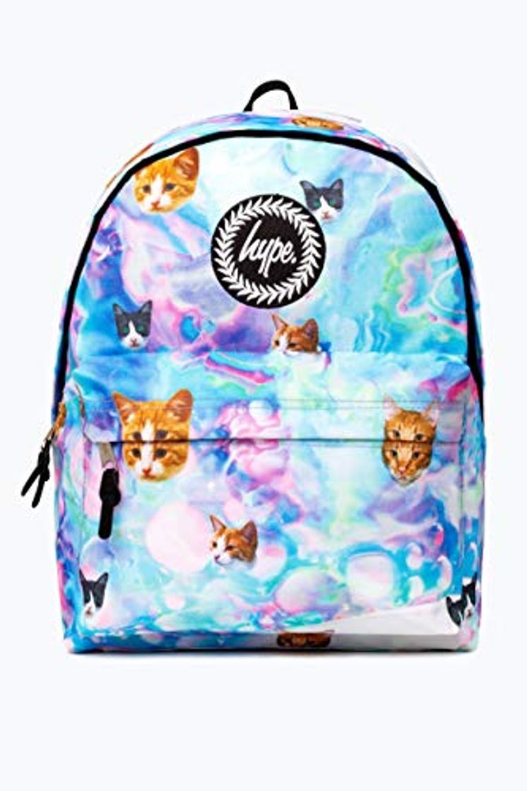 Product Hype Mochila Gato Holográfico