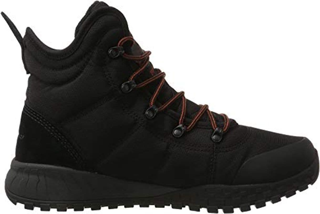 Moda Columbia Fairbanks Omni-Heat, Bota de Invierno para Hombre, Negro