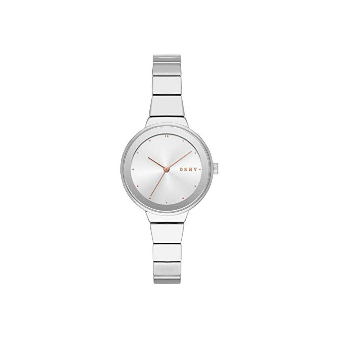 Fashion DKNY Reloj Analógico para Mujer de Cuarzo con Correa en Acero Inoxidable NY2694