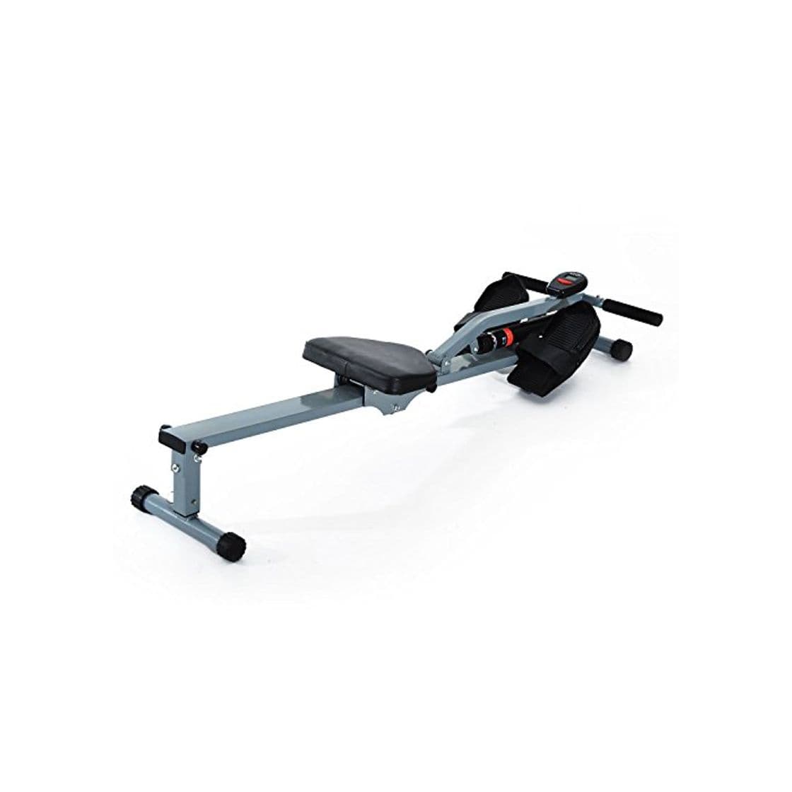 Producto HOMCOM Máquina de Remo Ajustable con Pantalla para Fitness y Ejercicios de Musculación o Resistencia para Gimnasio Casa Carga 100KG