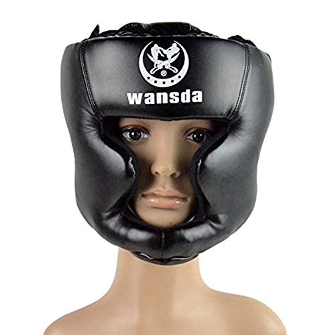 Producto Pixnor Cabeza de boxeo de cuero boxeo casco cerrado tipo protector Sparring