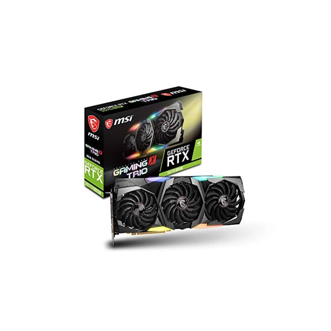 Electrónica MSI GeForce RTX 2070 Super Gaming X Trio - Tarjeta gráfica