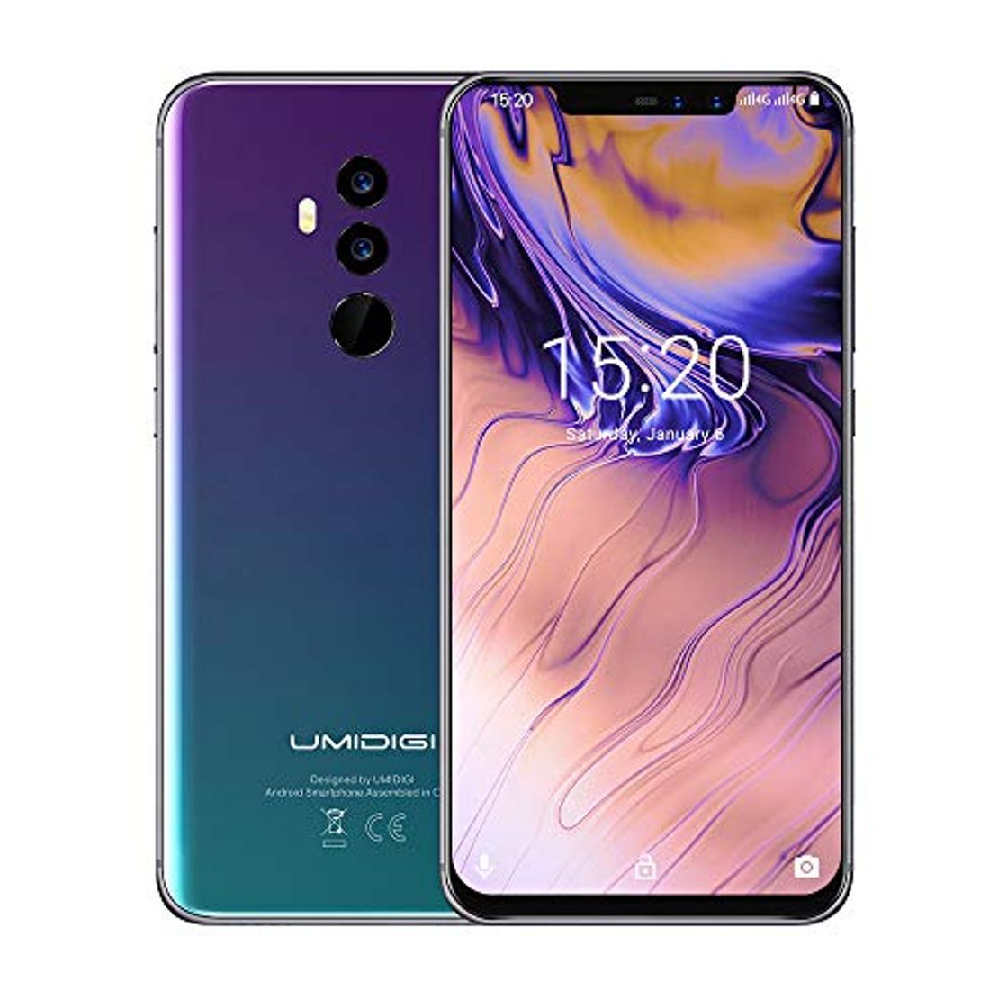 Product UMIDIGI Z2 Smartphone Libre Dual 4G Volte Smartphones con Bandas Globales Android