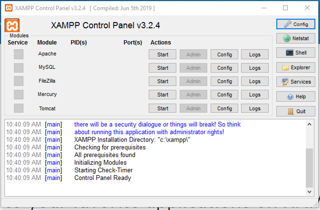 App Xampp