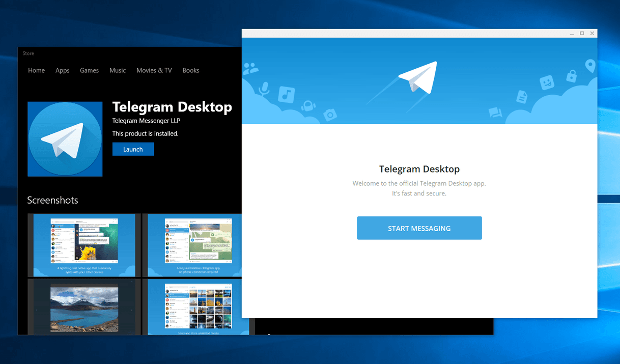 App Telegram Desktop