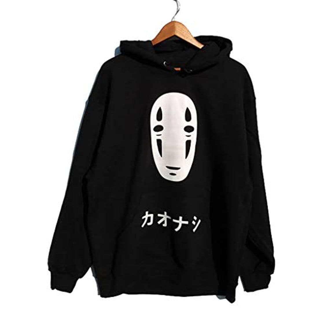 Producto XXW The Travel Chihiro No Face Hoodie Hombres Sudadera Anime Harajuku Unisex Negro Grunge Tumblr Casual Jumper Tops