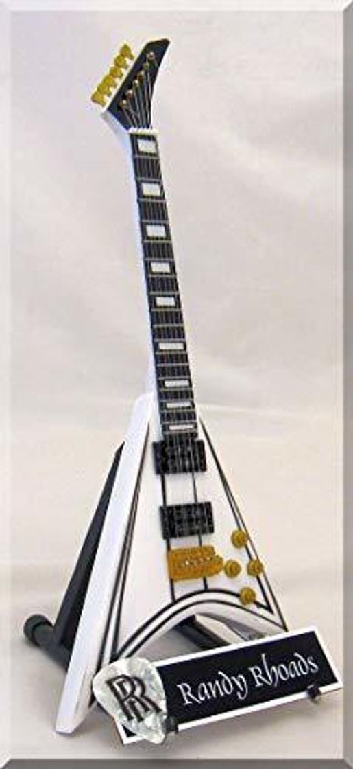 Lugar RANDY RHOADS Guitarra miniatura con púa de guitarra JACKSON