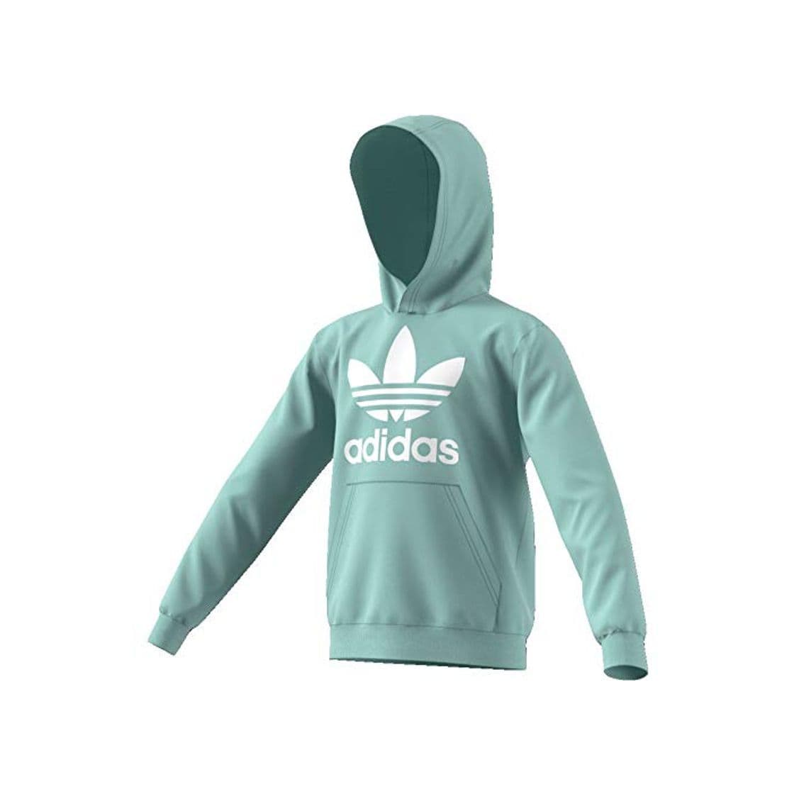 Product adidas Trefoil Hoodie Sudadera, Unisex niños, Vapour Green