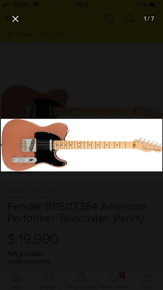 App Guitarra fender telecaster