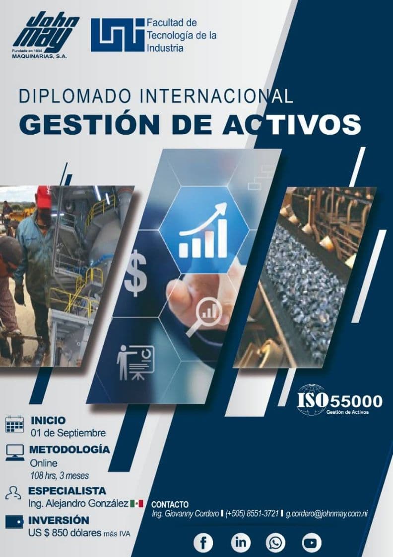 Moda Diplomado en Gestión de Activos 👷🏻‍♀️👷🏻‍♂️