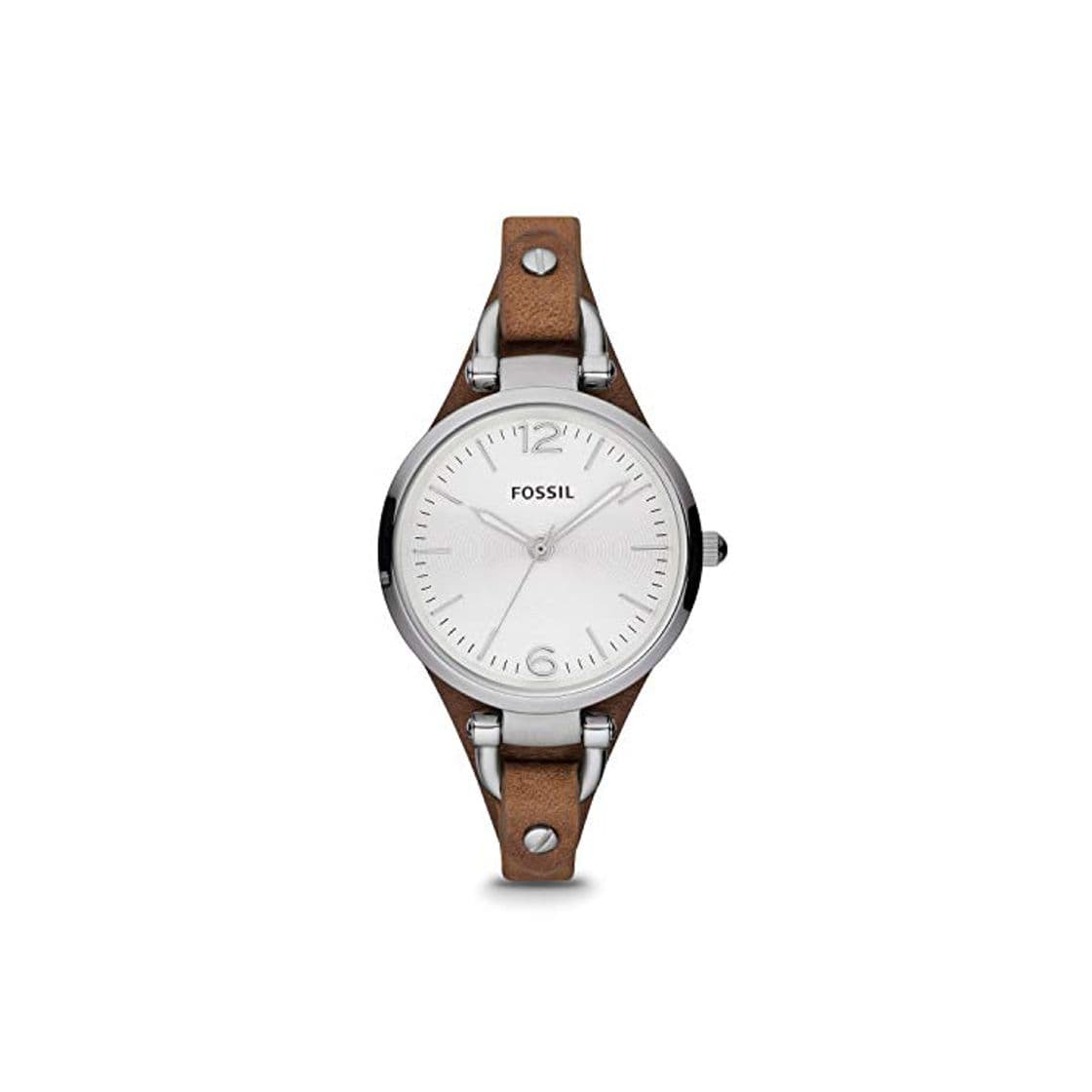 Moda Fossil Reloj Analógico para Mujer de Cuarzo con Correa en Cuero ES3060