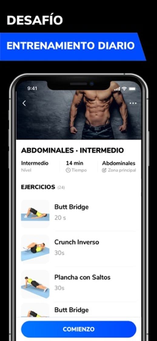 App Ejercicios en casa (Sin equipo)