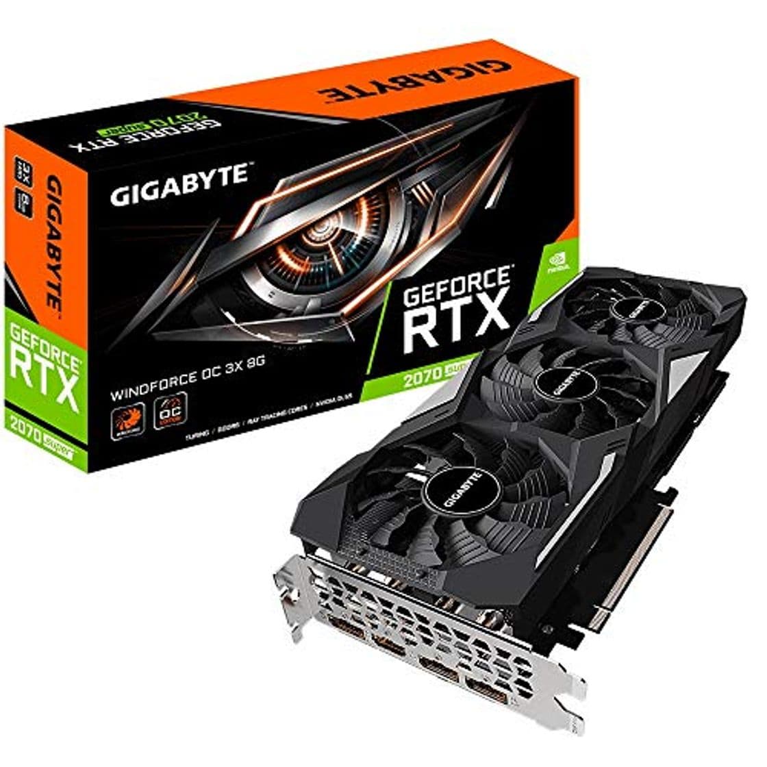 Electronic Gigabyte GeForce RTX 2070 Super WINDFORCE OC 3x 8G Tarjeta de video