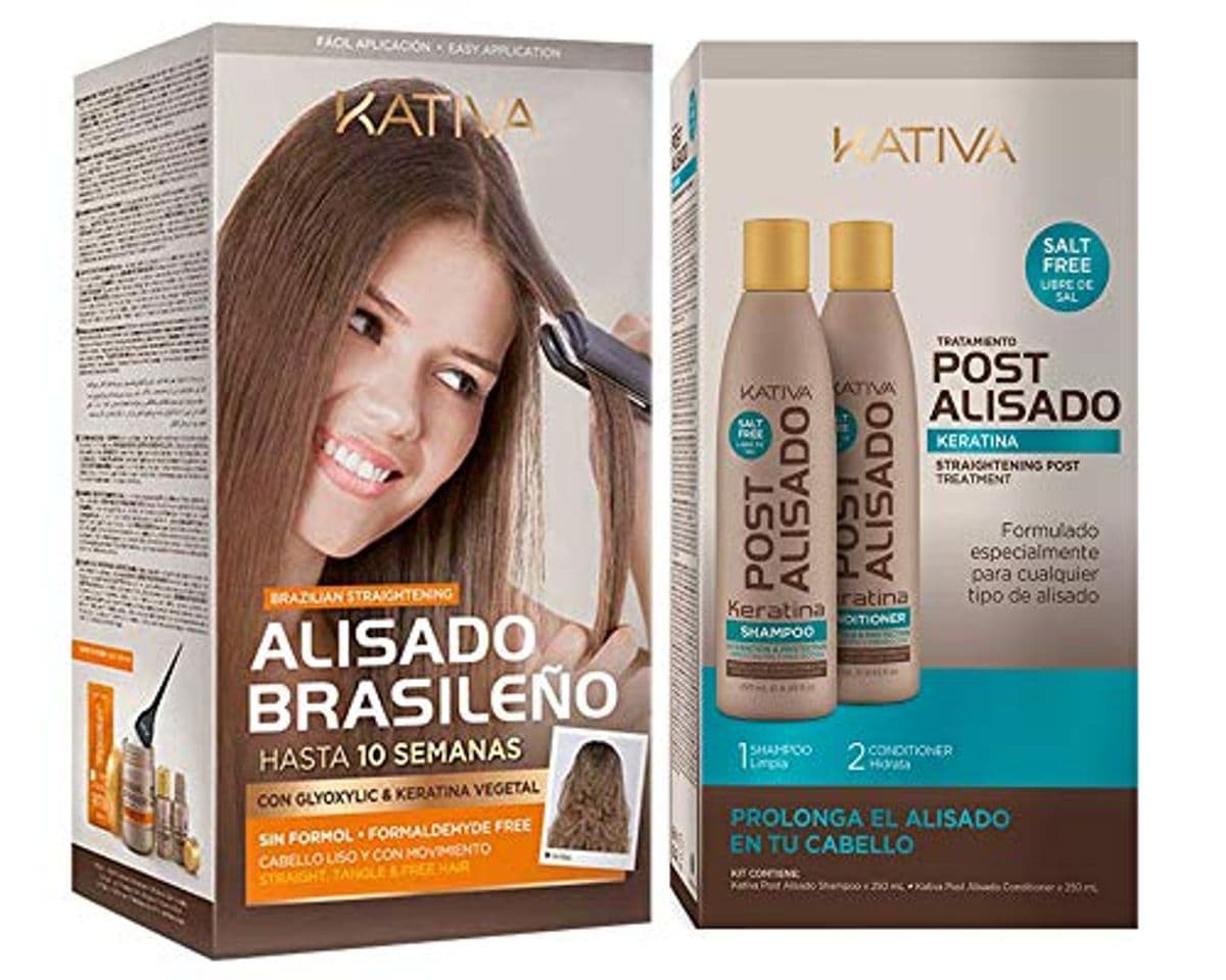 Product Kativa Keratina y Argán - Kit Alisado Brasileño