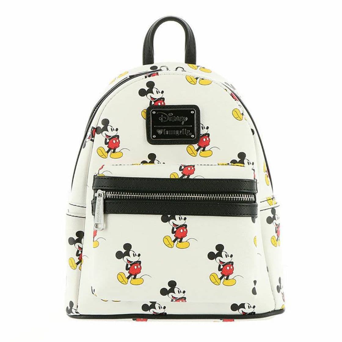 Moda Bandolera Cruzada Loungefly x Disney Pastel Mickey & Minnie AOP