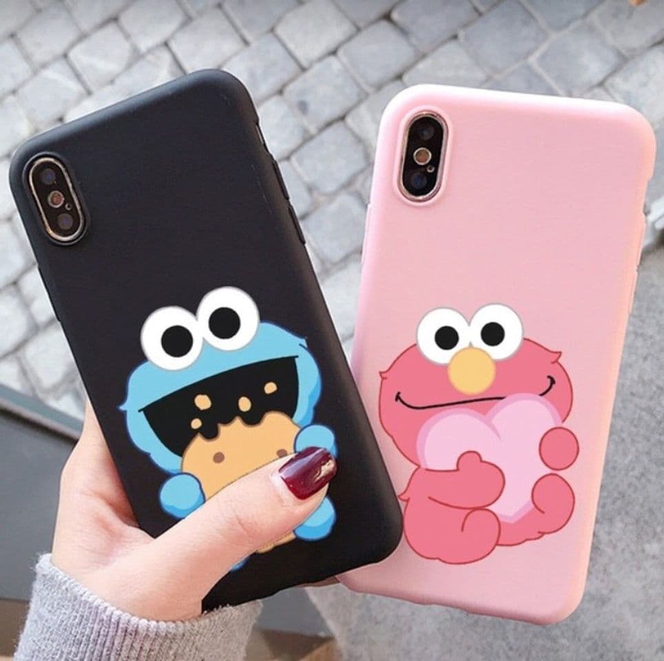 Producto Funda para celular 📱elmo y mounstro come galletas 🍪💙