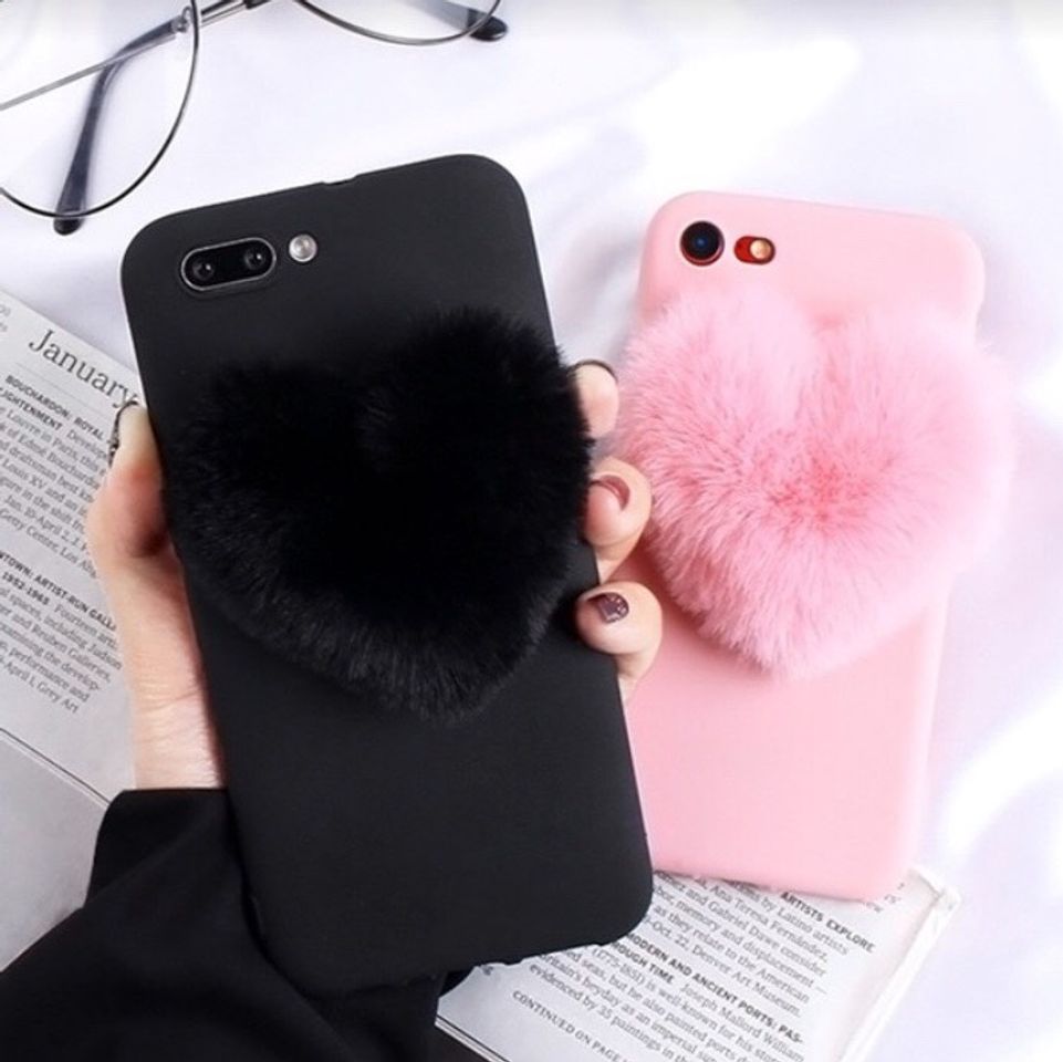 Producto Soft fur love phone case 📱🧸🖤