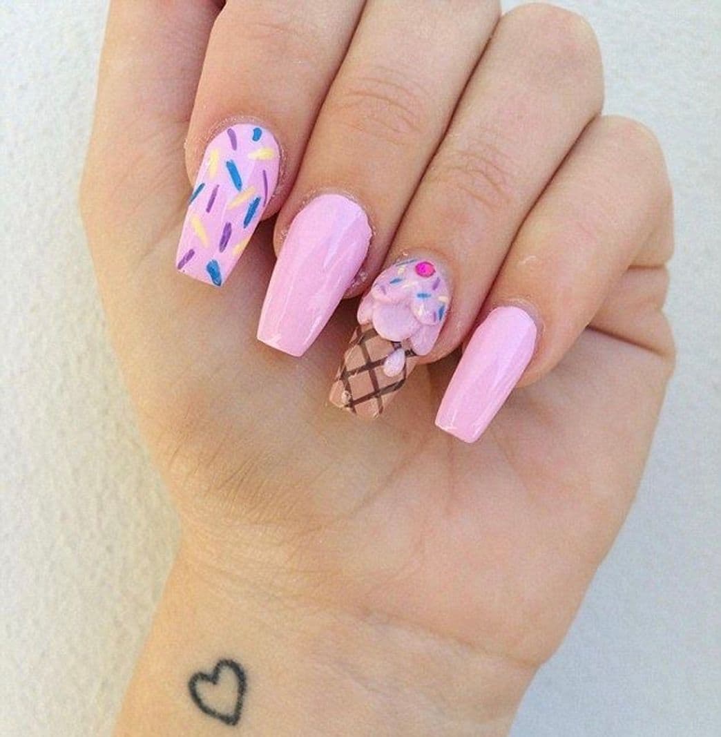 Moda Cute nails 🍦💖