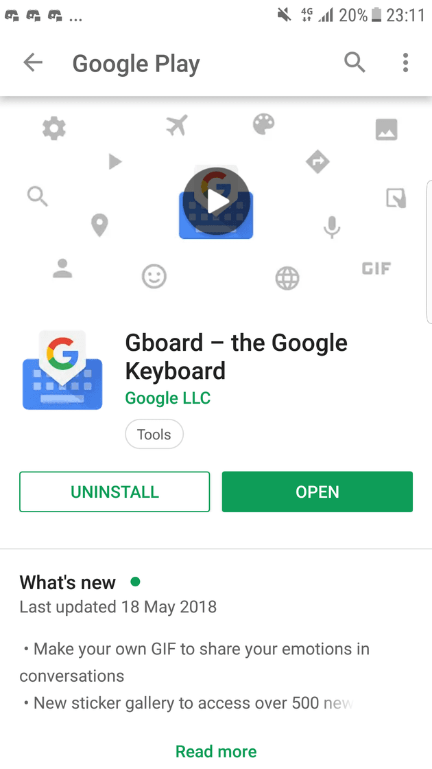 App Gboard – the Google Keyboard