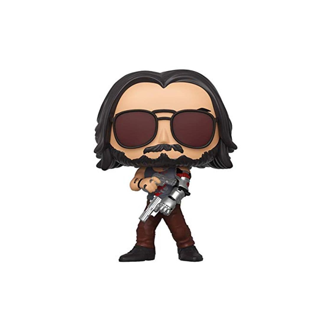 Producto Funko- Pop Games 2077-Johnny Cyberpunk 2077 Johnny Silverhand 2 Figura Coleccionable, Multicolor