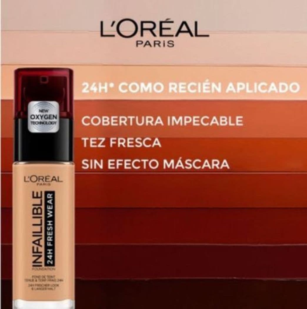 Beauty L'Oréal Paris24H Fresh Wear Base de Maquillaje de Larga Duración