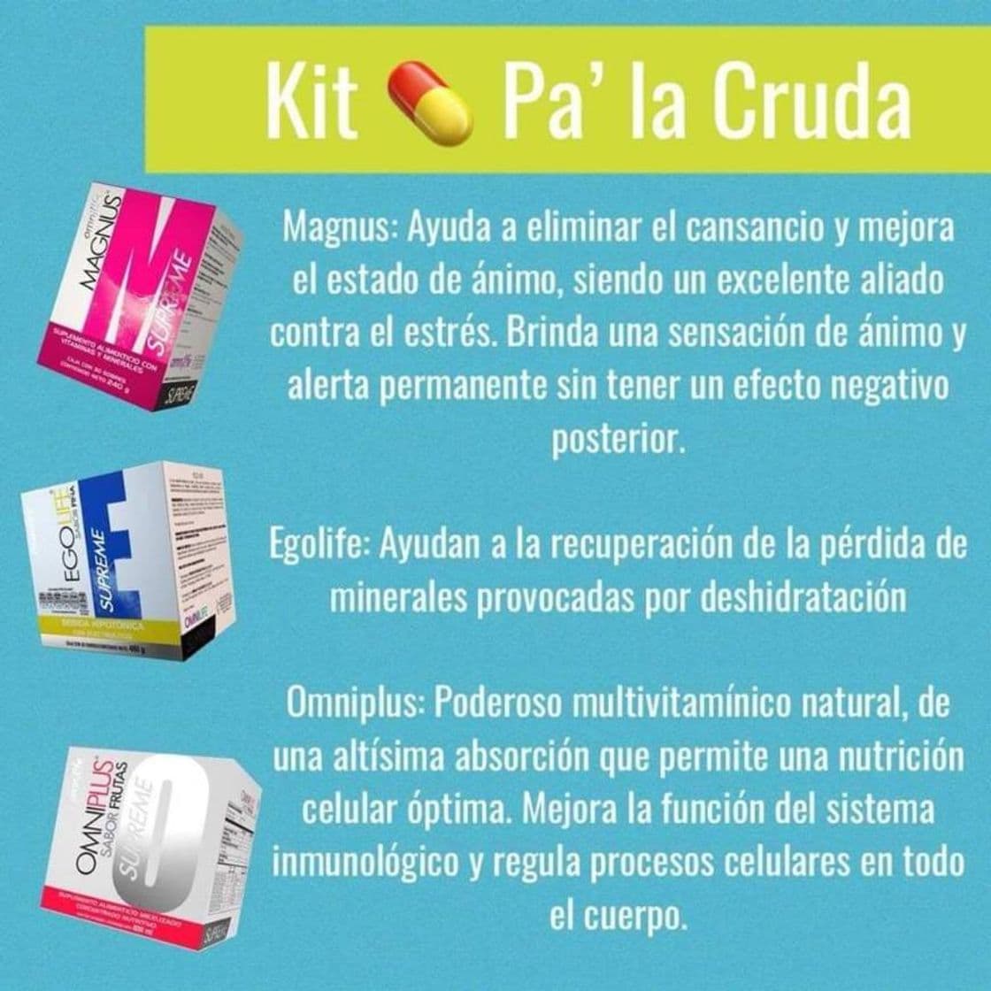 Moda Kit para ayudar a mejorar el cansancio y perdida de minerale