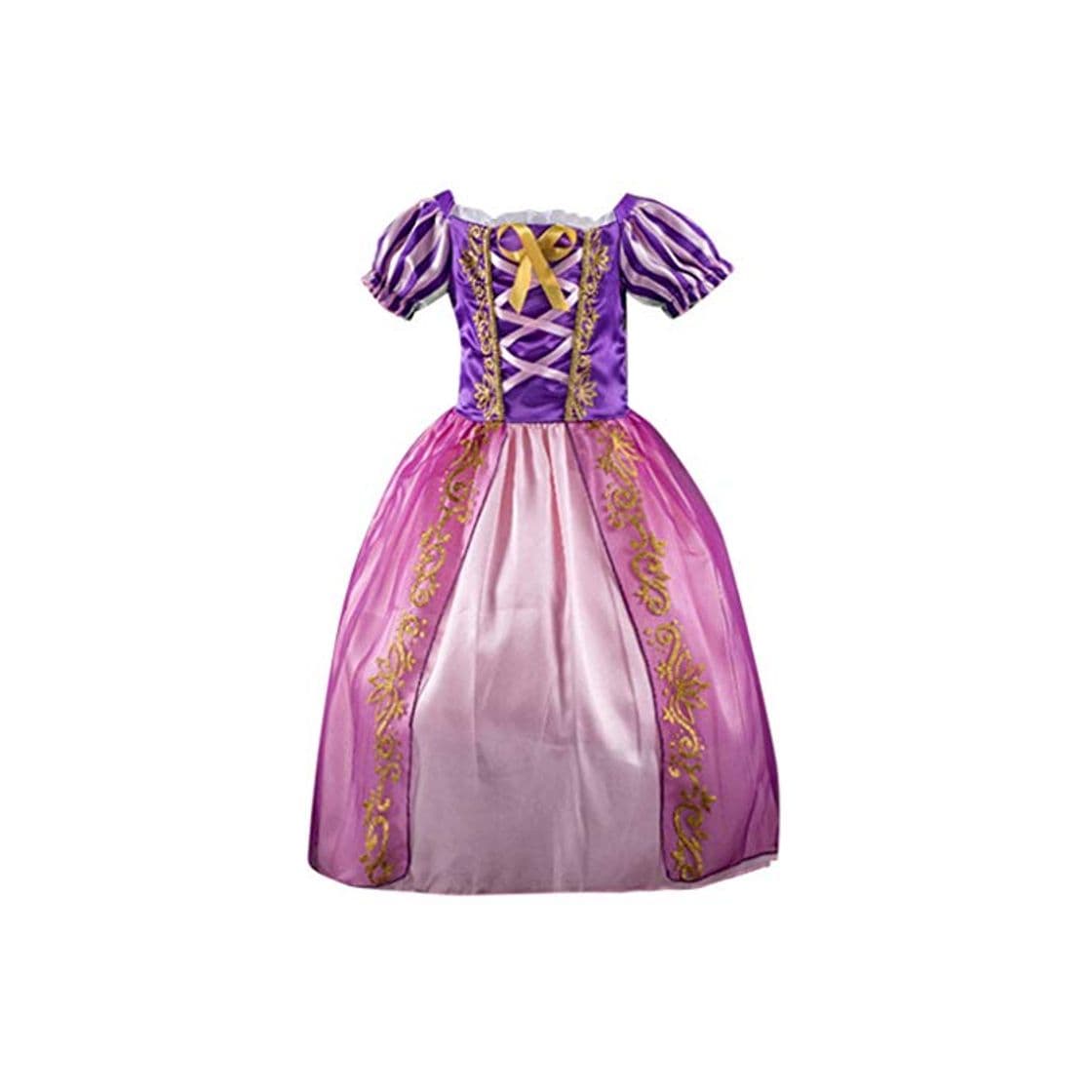 Moda HAOHEYOU Disfraces de Princesa Rapunzel para niñas Vestidos de Princesa para niñas