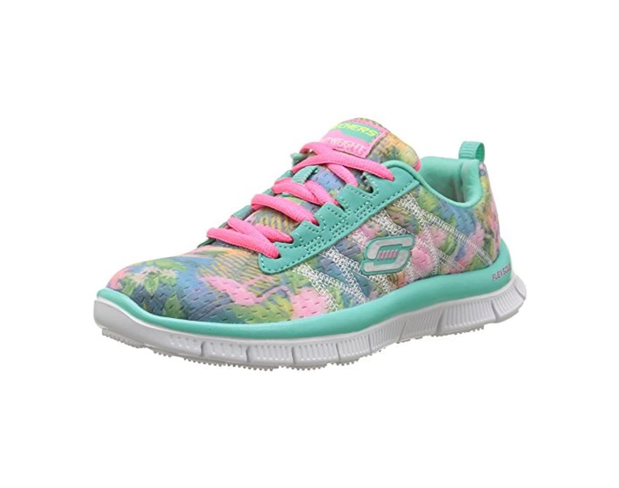 Fashion Skechers Skech Appeal-Floral Bloom, Zapatillas para Niñas, Multicolor