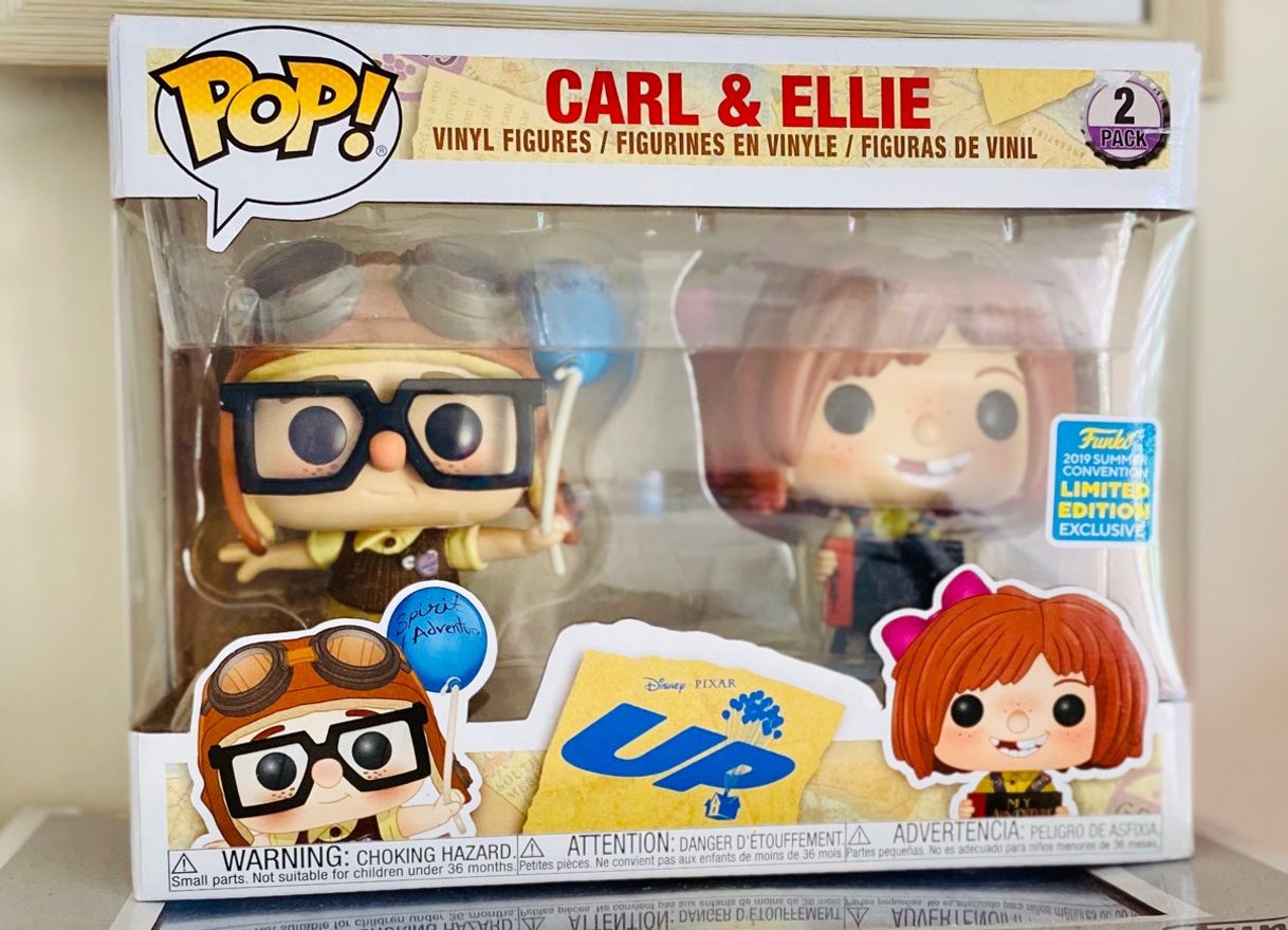 Moda Funko pop Carl&Ellie Summer convention exclusive 