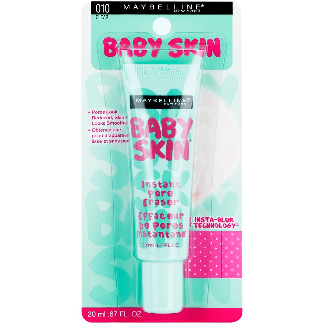 Belleza Primer Baby Skin Pore Eraser, de Maybelline