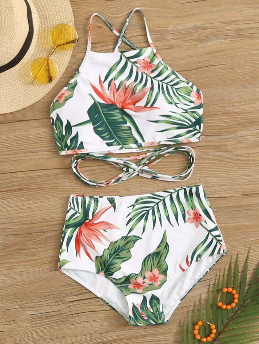 Product CheChury Bikinis Mujer 2020 Push Up Halter Bikini Traje de baño Acolchado Bra Tops y Braguitas Bikini Sets Talla Grande Bañador Vacaciones