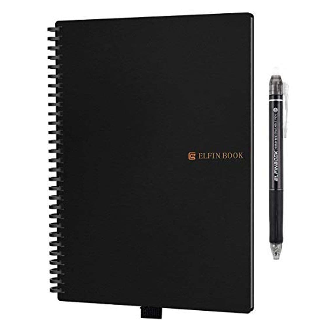 Producto Elfinbook Cuaderno Inteligente Reutilizable, Everlast Smart Notebook, Bolígrafo Borrable Incluido