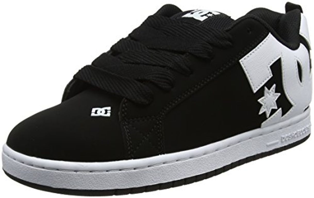 Moda DC Shoes Court Graffik M Zapatillas de Skateboarding, Hombre, Negro