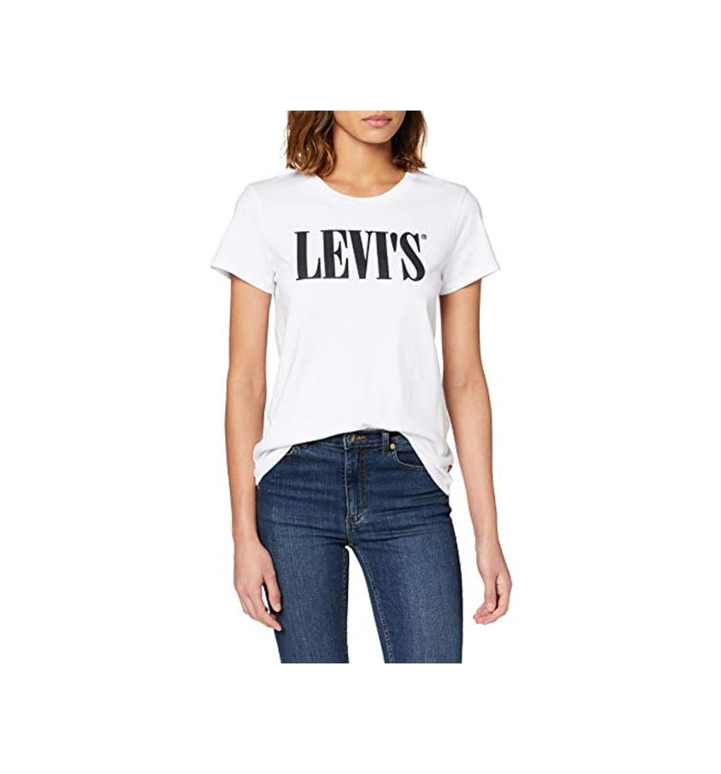 Fashion Levi's The Perfect Tee, Camiseta para Mujer, Blanco