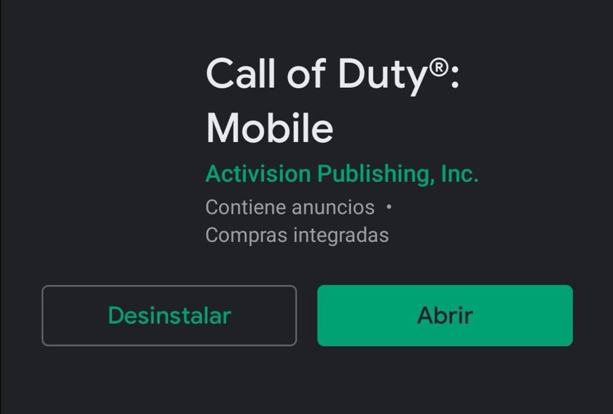 Videojuegos Call of Duty: Mobile