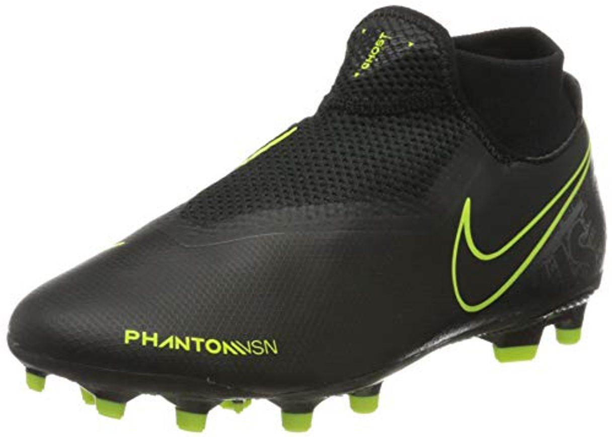 Moda Nike Phantom Vsn Academy DF FG/MG, Zapatillas de Fútbol para Hombre, Negro