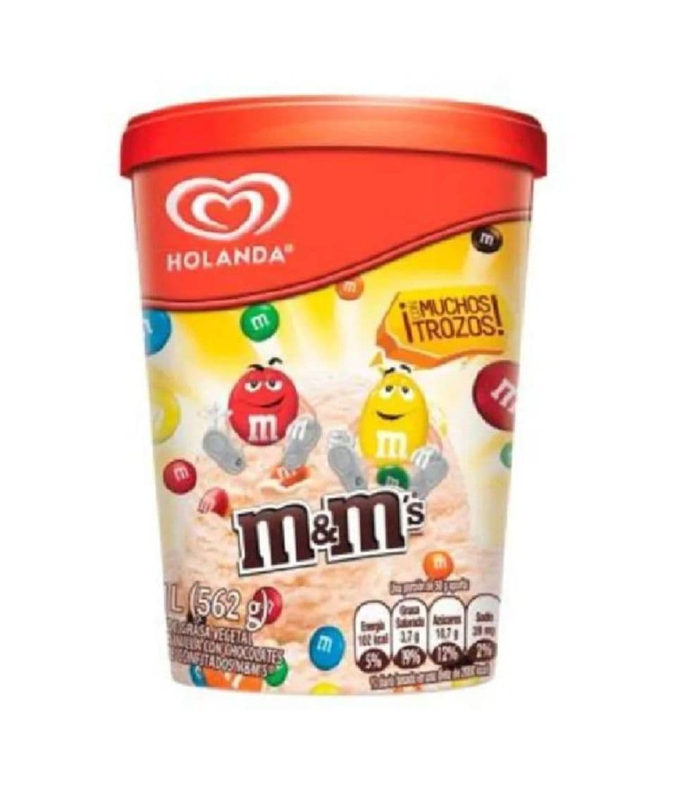 Fashion 💠Helado Holanda m & m's sabor vainilla 1 l

